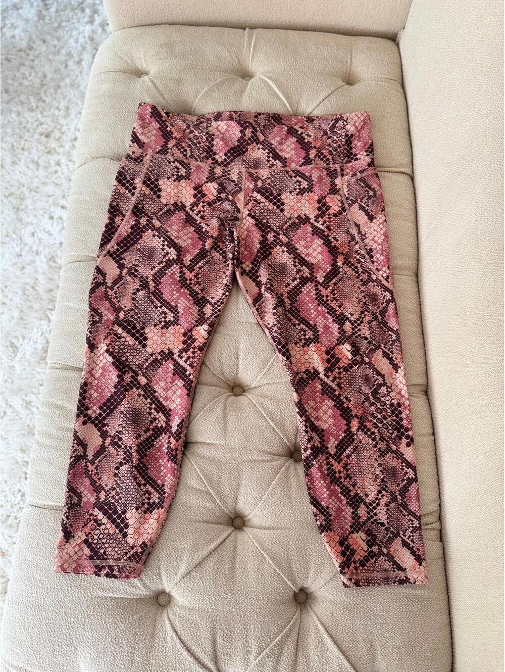 Yitty Pink Snakeskin Leggings – 3X